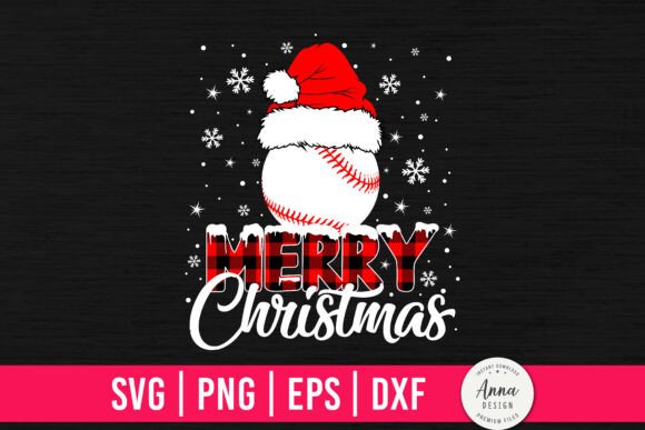 Baseball Merry Christmas SVG: A Festive Graphics Craft