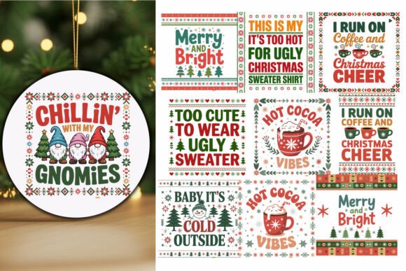 Christmas Ugly Sweater SVG Bundle: Perfect for Holiday Crafts
