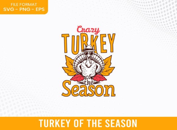 Crazy Turkey of the Fall Season SVG: A Graphics Gem for Crafts