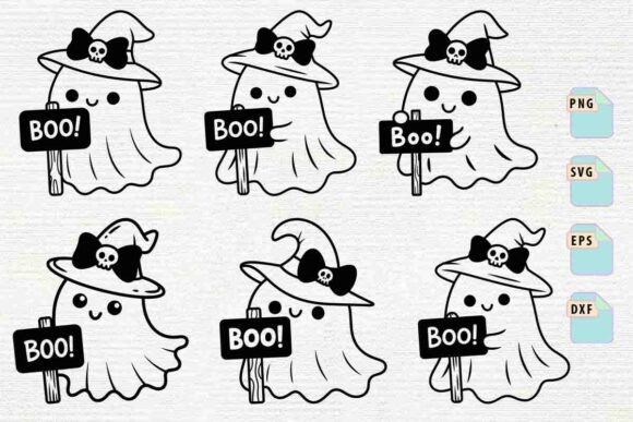 Cute Ghost Svg: A Charming Addition to Graphics and Crafts