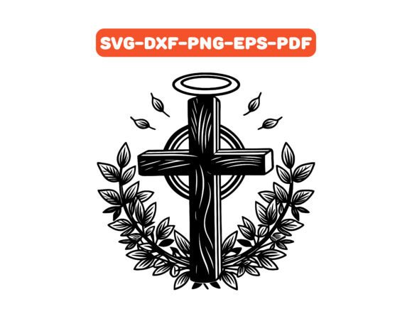 Explore Elegant Wooden Cross SVG for Crafts & Graphics