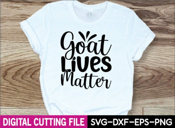 Goat Lives Matter Svg Design for Creative Crafts