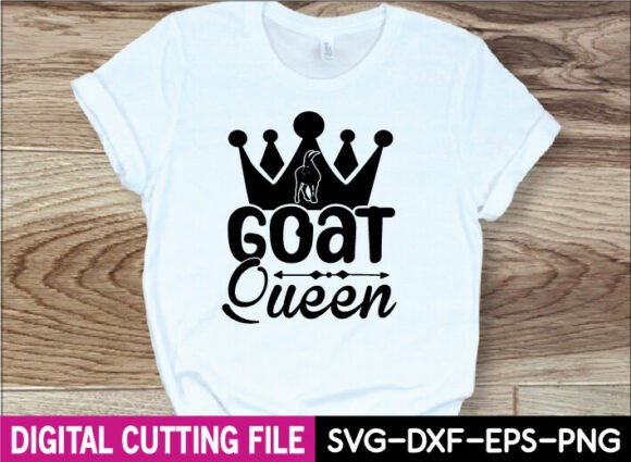 Goat Queen Svg Design: A Versatile Graphic for Crafts