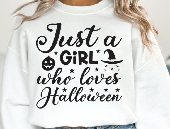 Just a Girl Who Loves Halloween SVG for Crafts